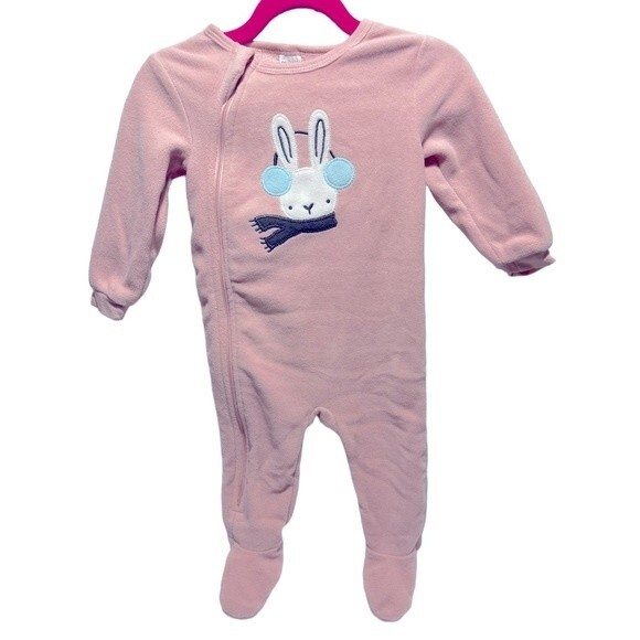PL Baby Zippered Fleece Sleeper, 9 Months - Picture 1 of 4